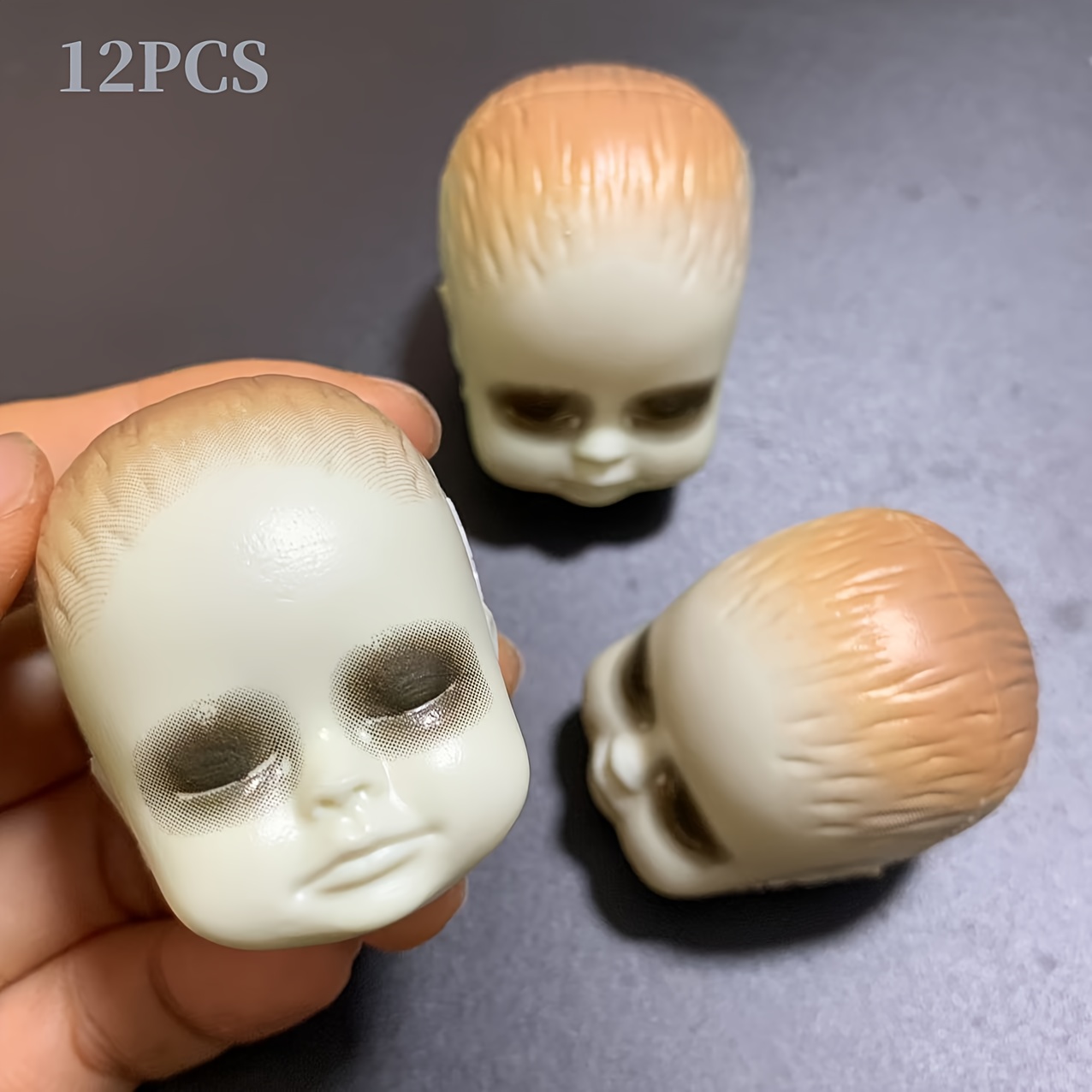 12Pcs Creepy Doll Head Ornamen - Head Racket Boom recension och pris